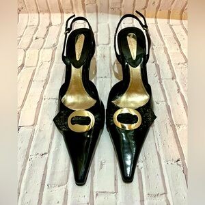 GCI Collezione Italian patent leather pump. Size 9